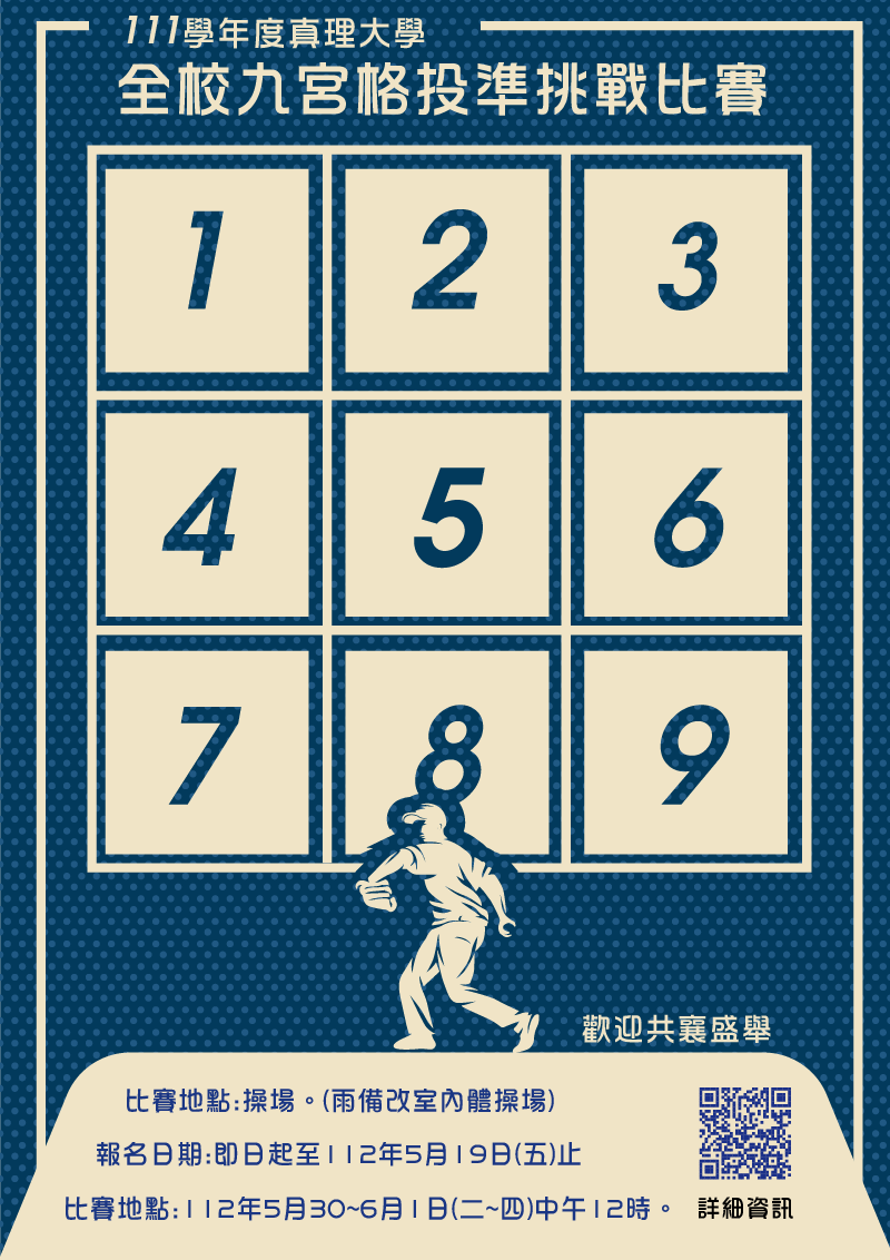 111學年度全校九宮格投準挑戰比賽
